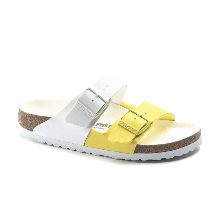 Hers Athena Footwear Limited | Arizona-Birkenstock White Lime Sour