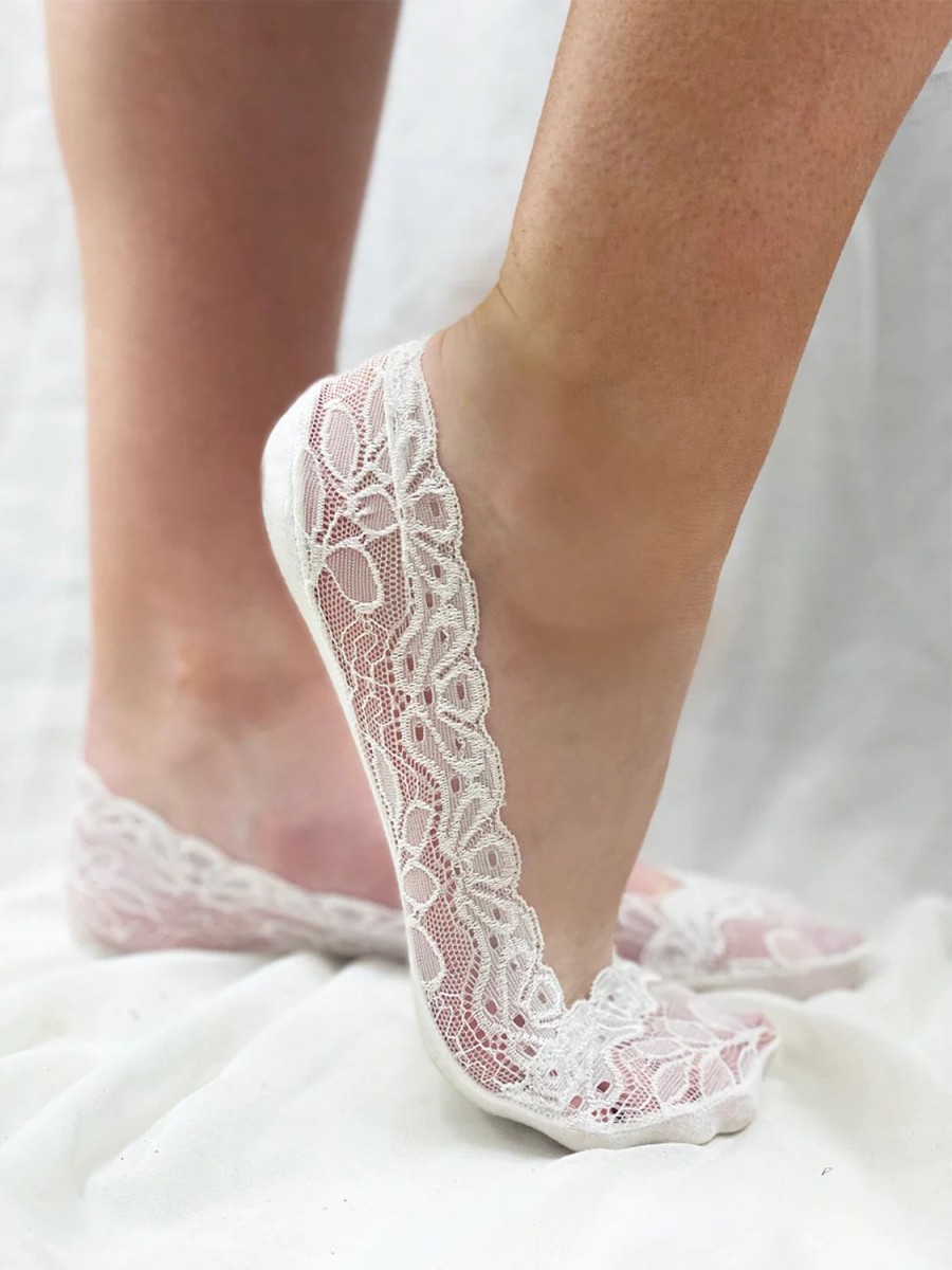 Hers Athena Footwear Limited | Minx Lace White Sockette