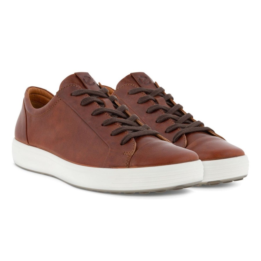 His Athena Footwear Limited | Soft 7- Ecco Cognac