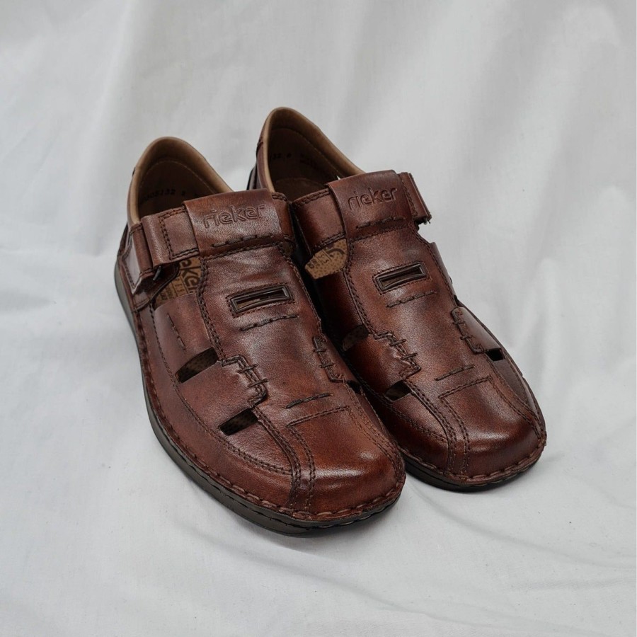 His Athena Shoes | Calla-Rieker Brown