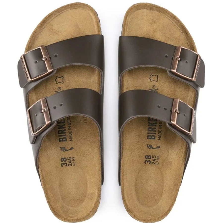 His Athena Footwear Limited | Arizona- Birkenstock Dark Brown