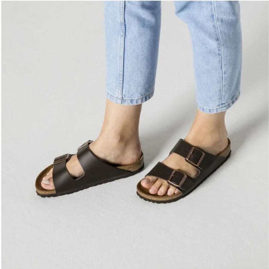 His Athena Footwear Limited | Arizona- Birkenstock Dark Brown