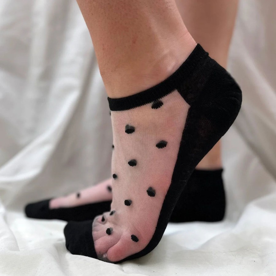 Hers Athena Footwear Limited | Minx Spot Sheer Sockette