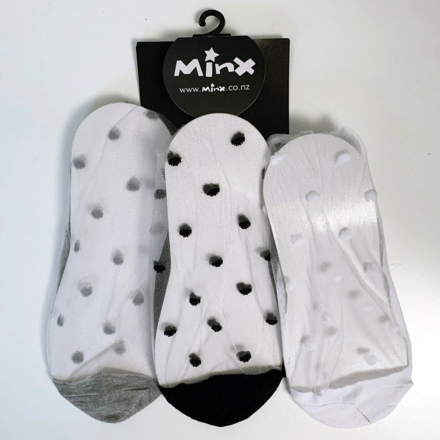 Hers Athena Footwear Limited | Minx Spot Sheer Sockette