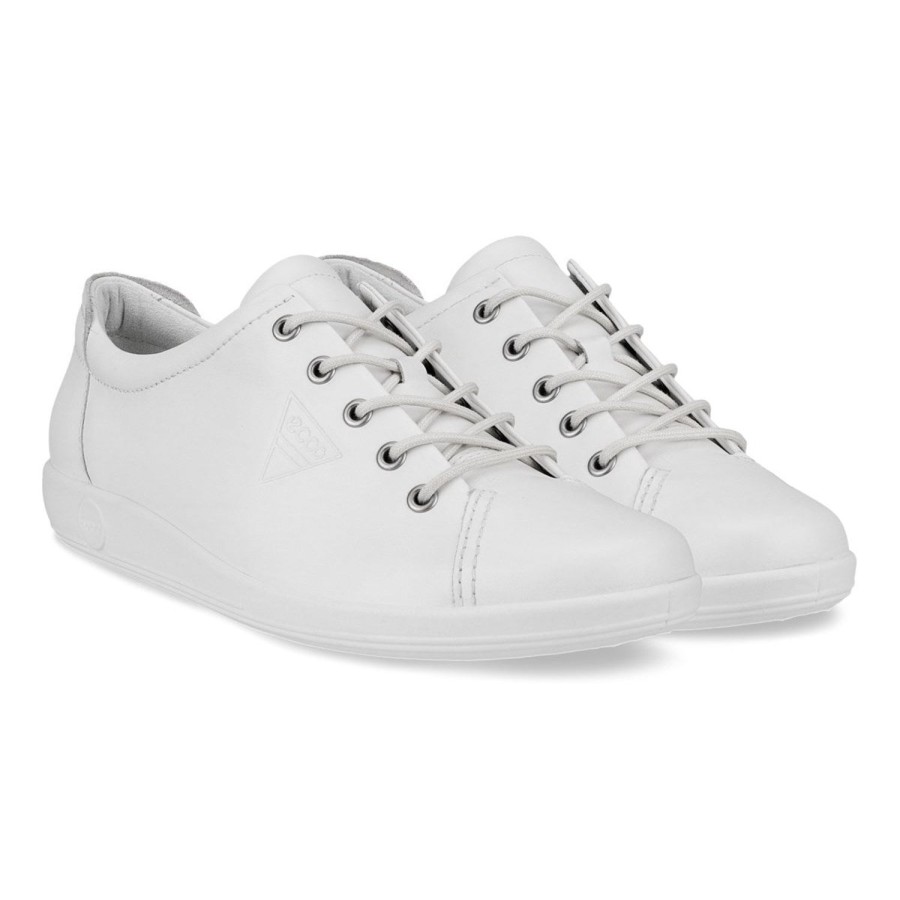 Hers Athena Shoes | Soft 2-Ecco White