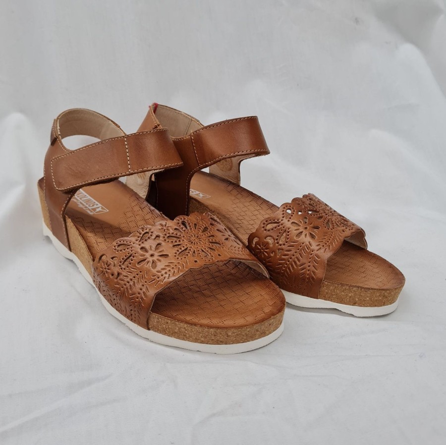 Hers Athena Shoes | Mahon-Pikolinos Brandy